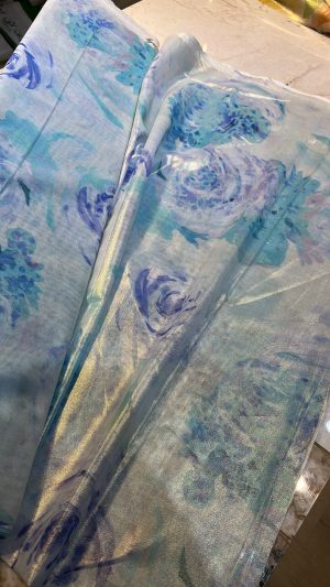 Cotton voile Italy lame