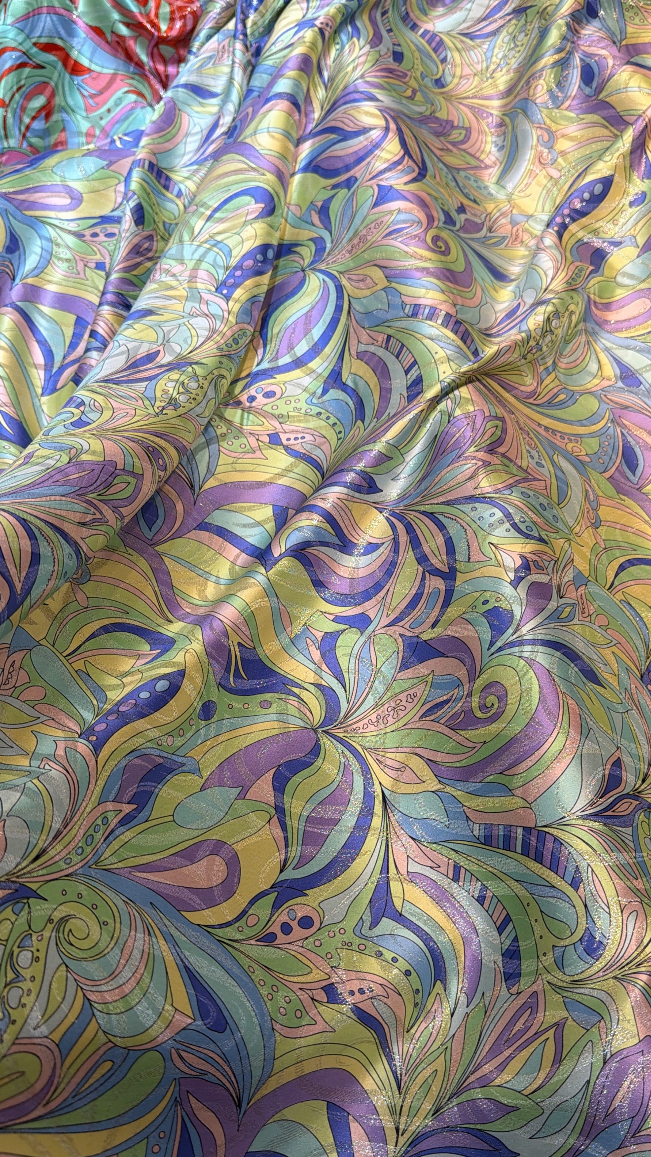 Italian silk lame