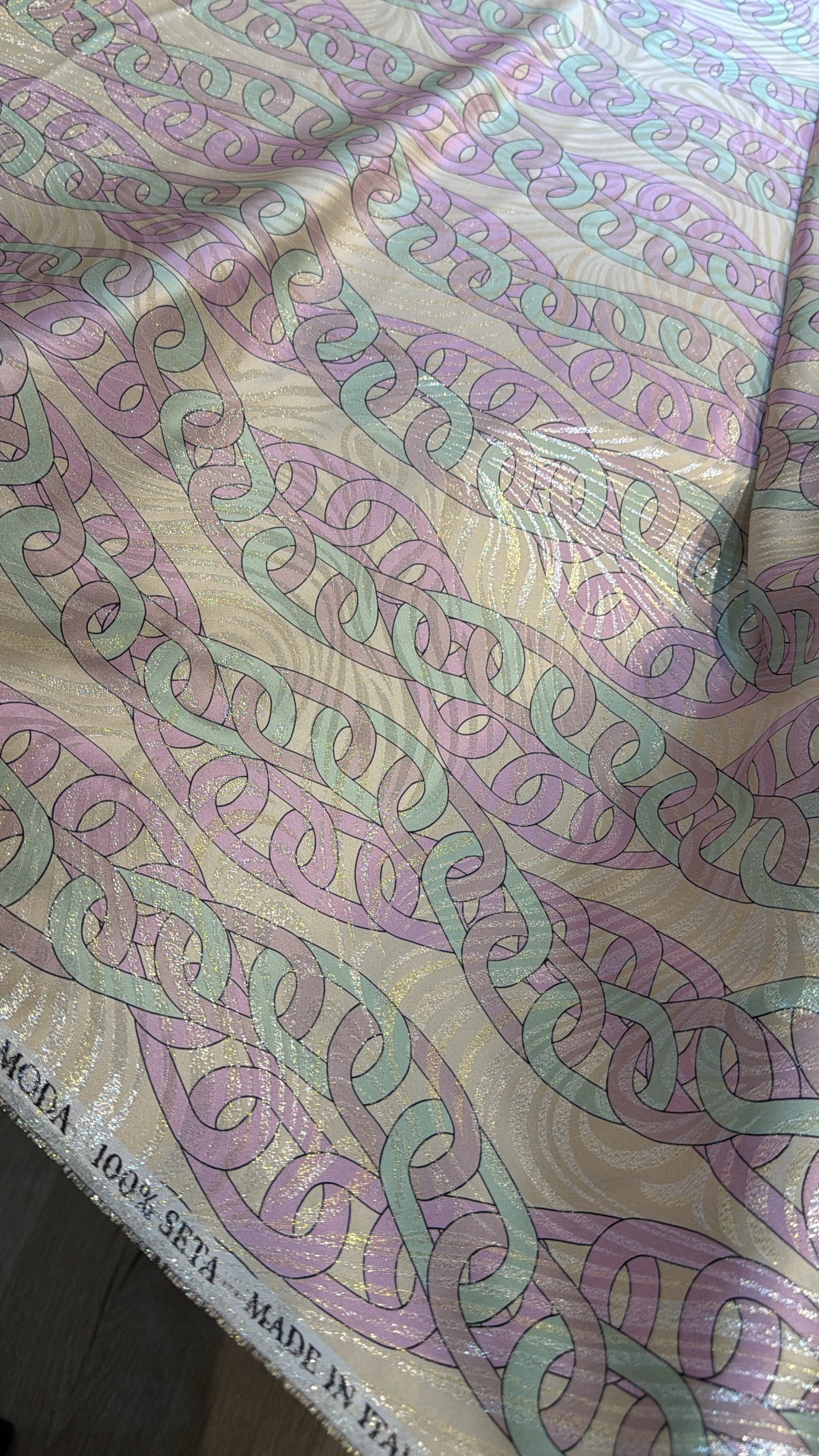 Italian silk lame - Image 2