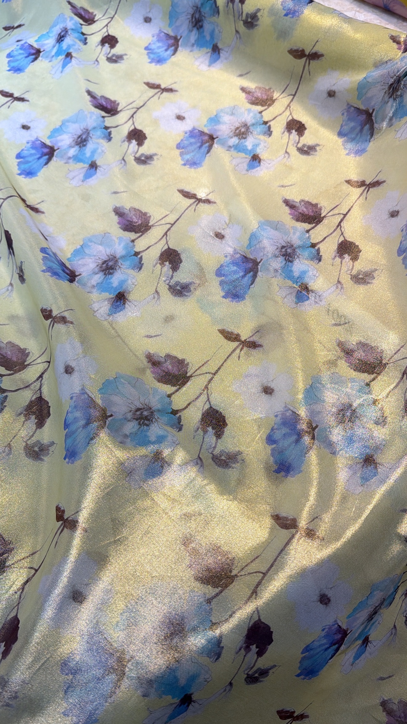 Cotton voile Italy lame