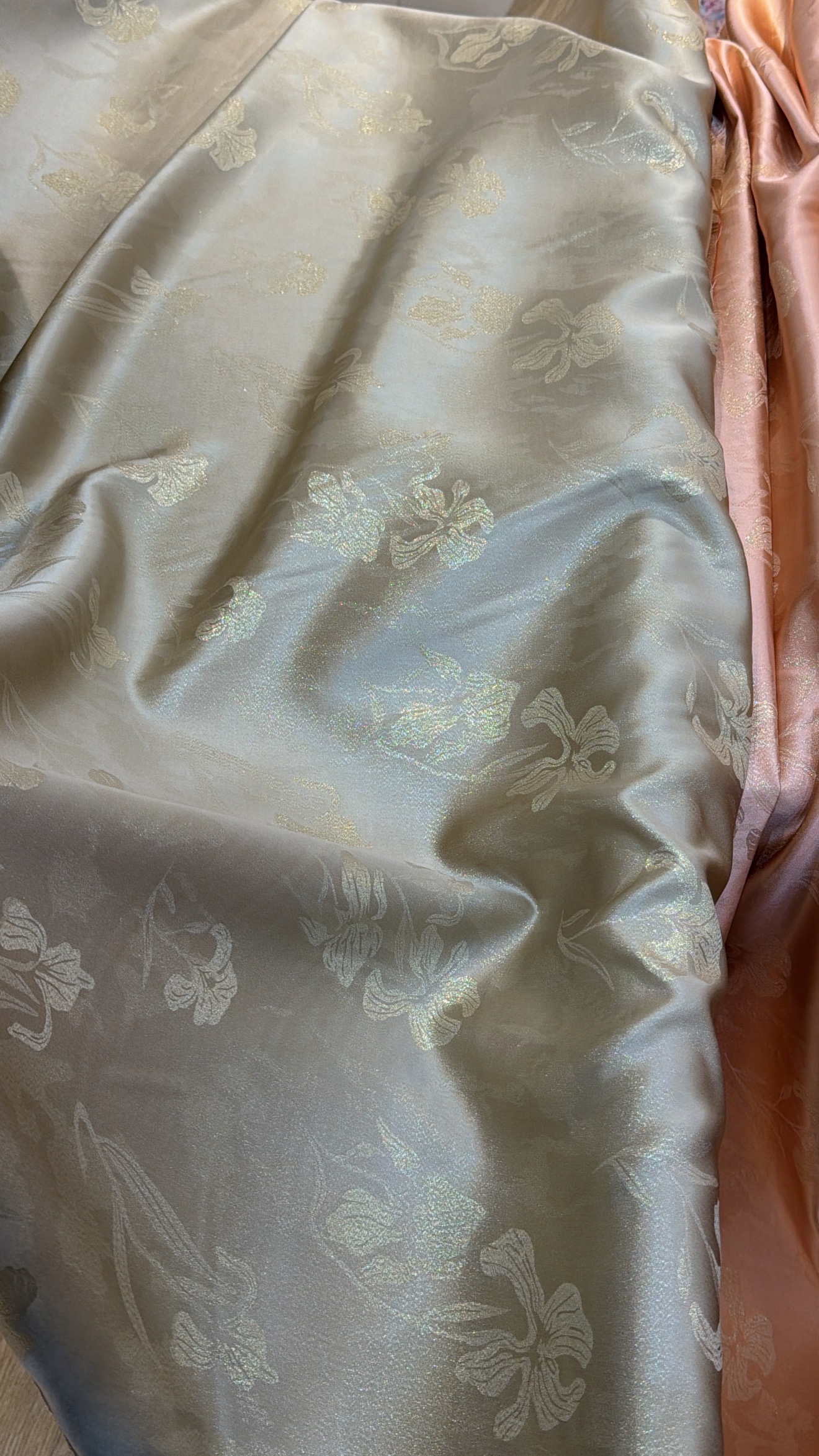 Italian silk lame PLAIN