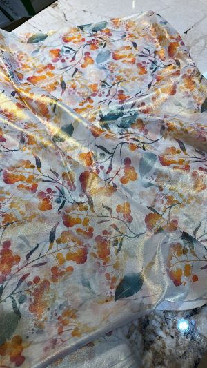 Cotton voile Italy lame