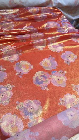 Cotton voile Italy lame