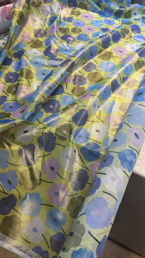 Cotton voile Italy lame