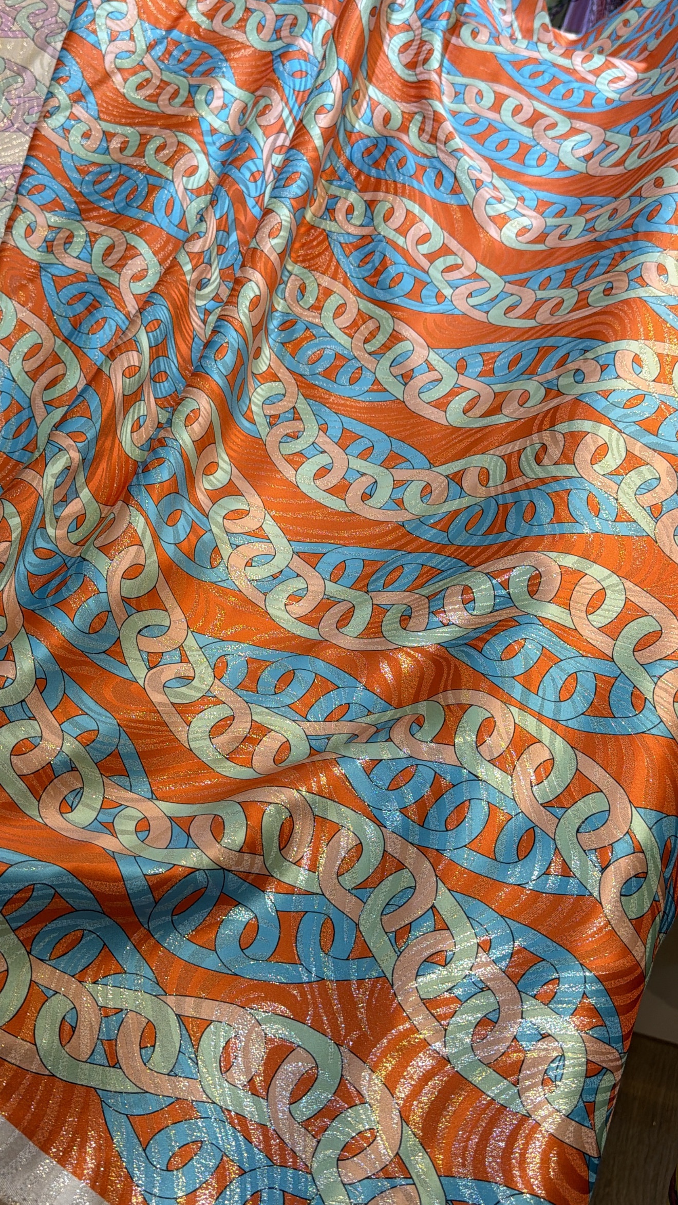Italian silk lame