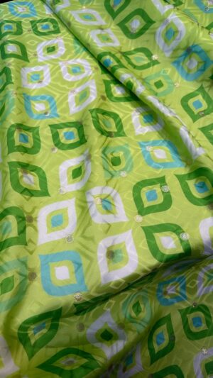 Italian silk Lurex jacqurd