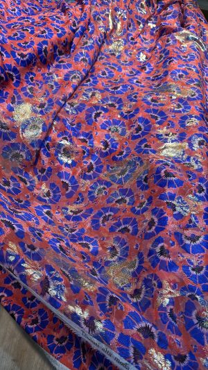 Set chiffon lurex & silk Italian