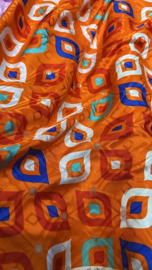 Italian silk Lurex jacqurd