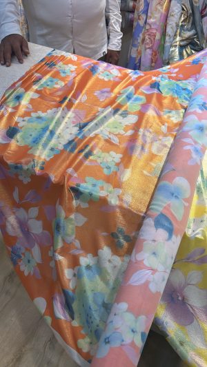 Cotton voile Italy lame