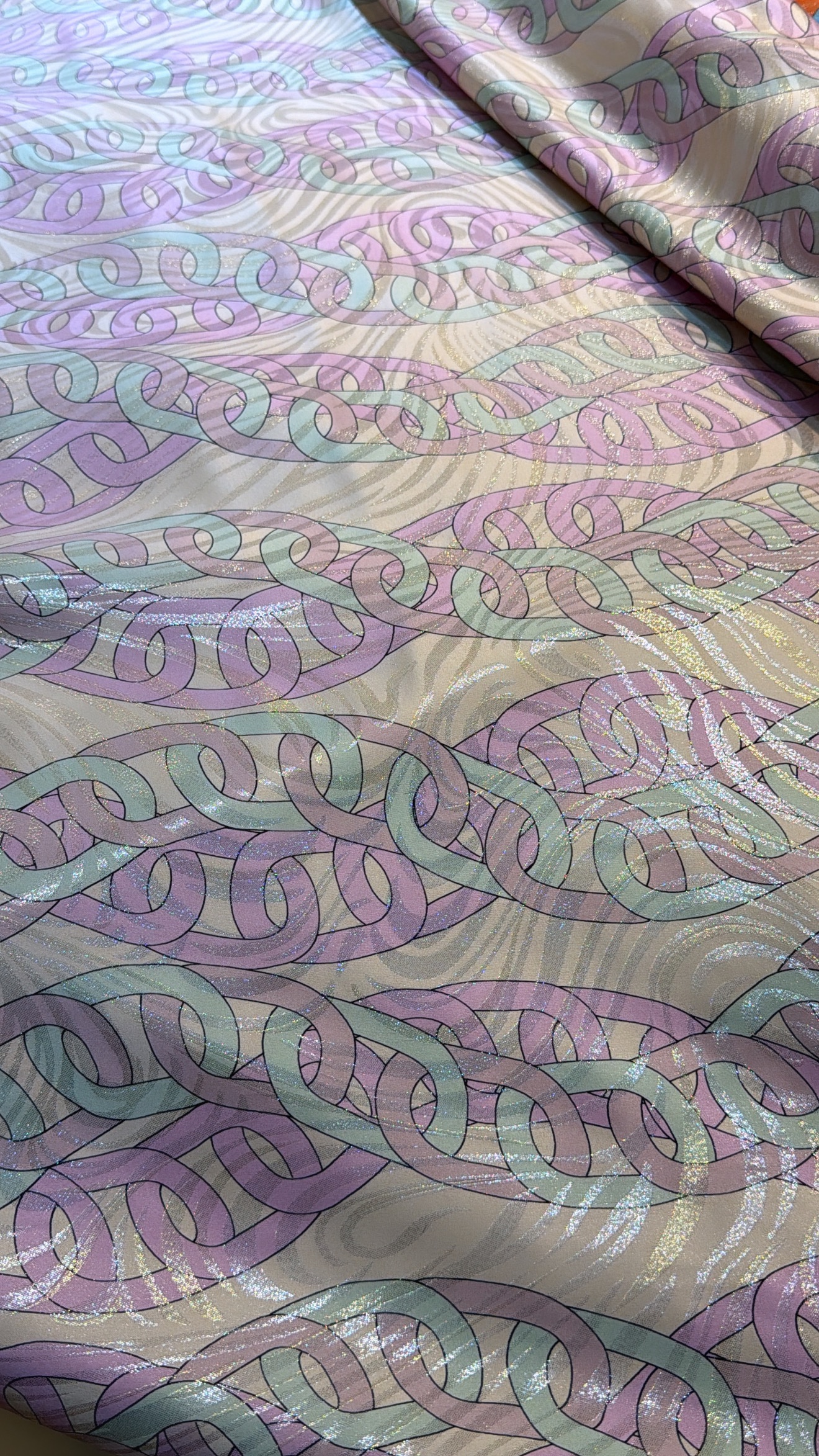 Italian silk lame