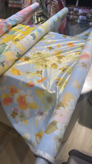 Cotton voile Italy lame