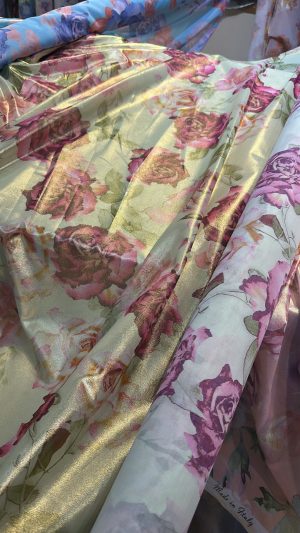 Cotton voile Italy lame