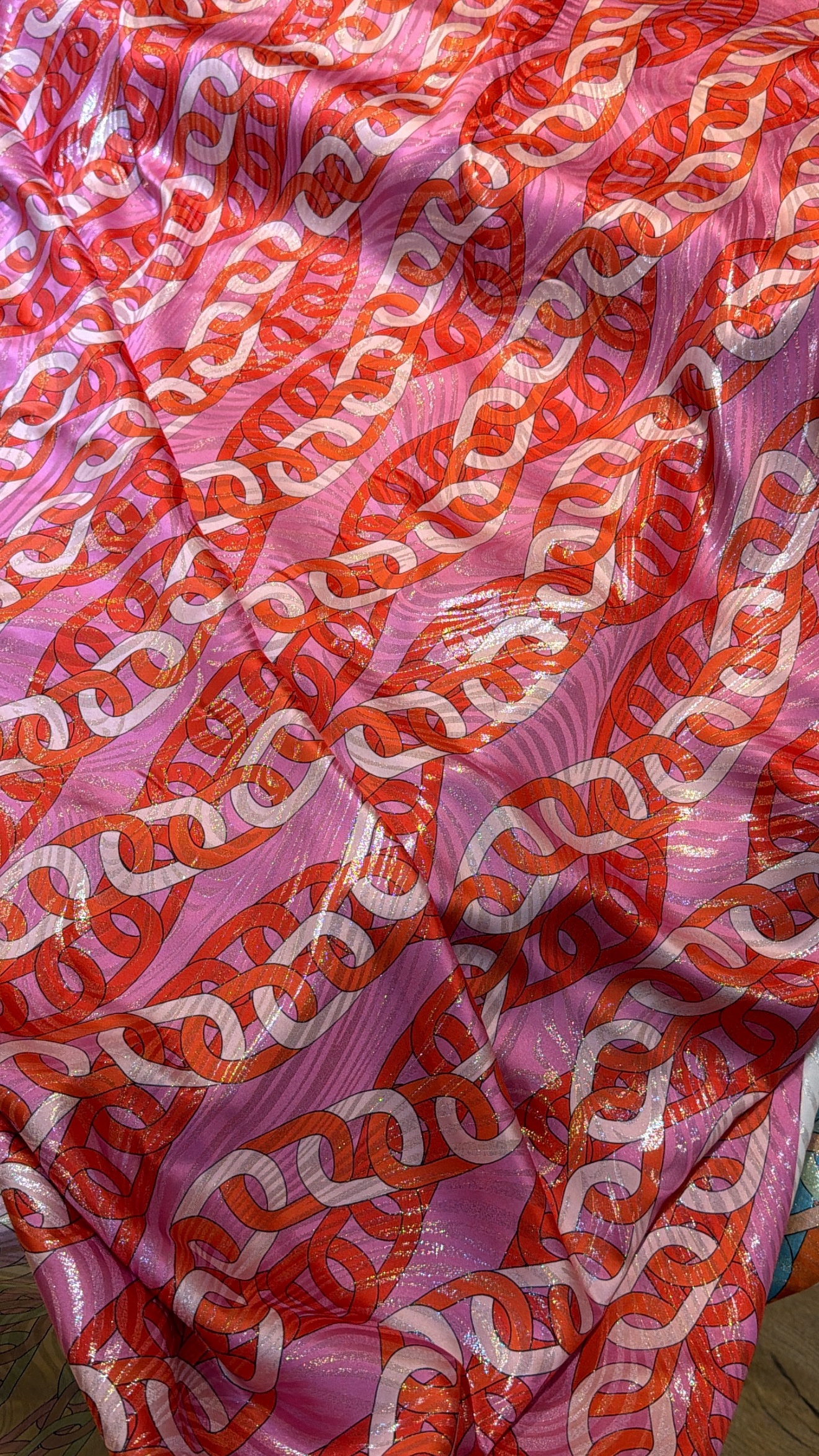 Italian silk lame
