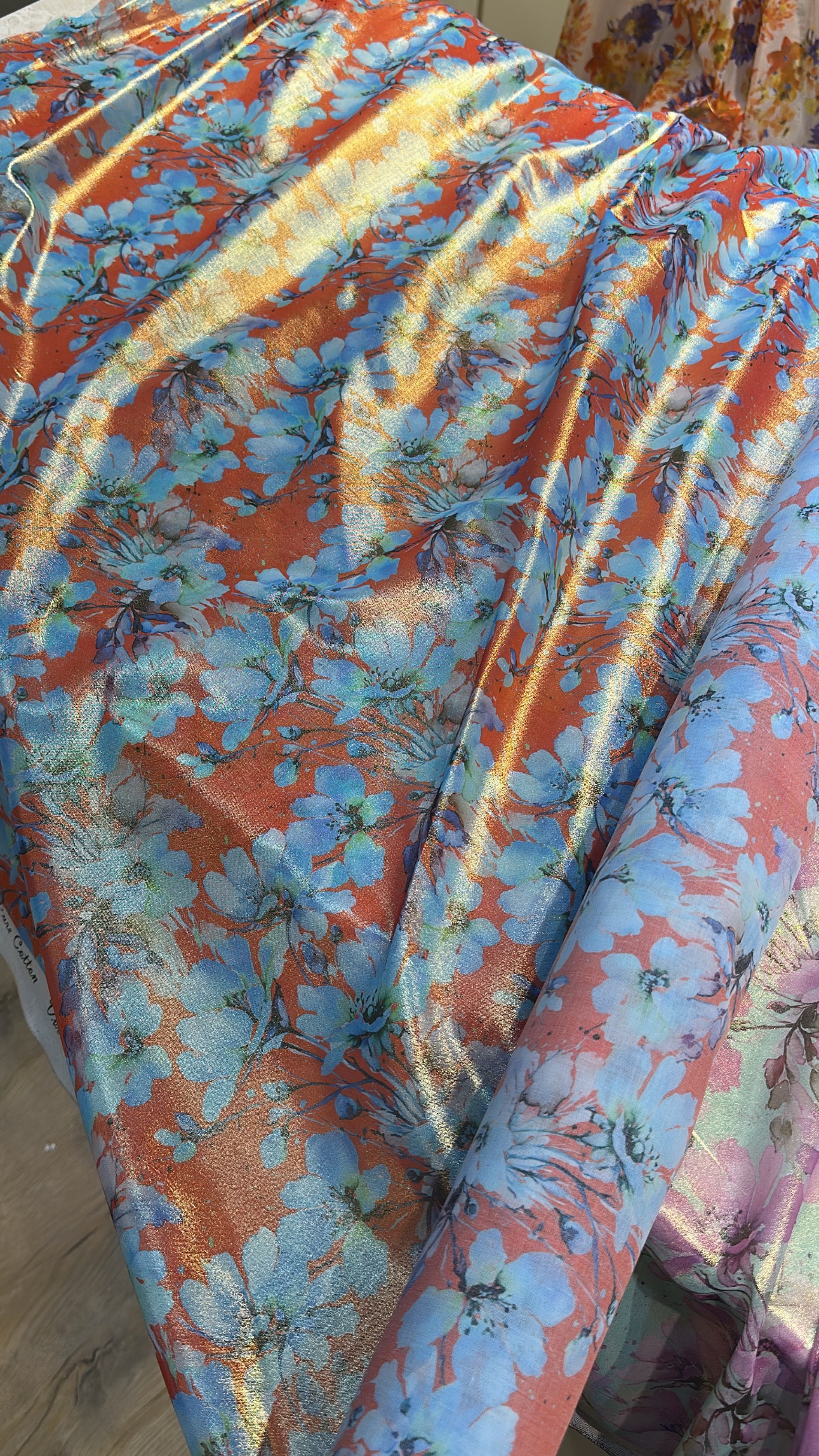 Cotton voile Italy lame