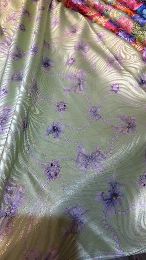 Italian silk lame