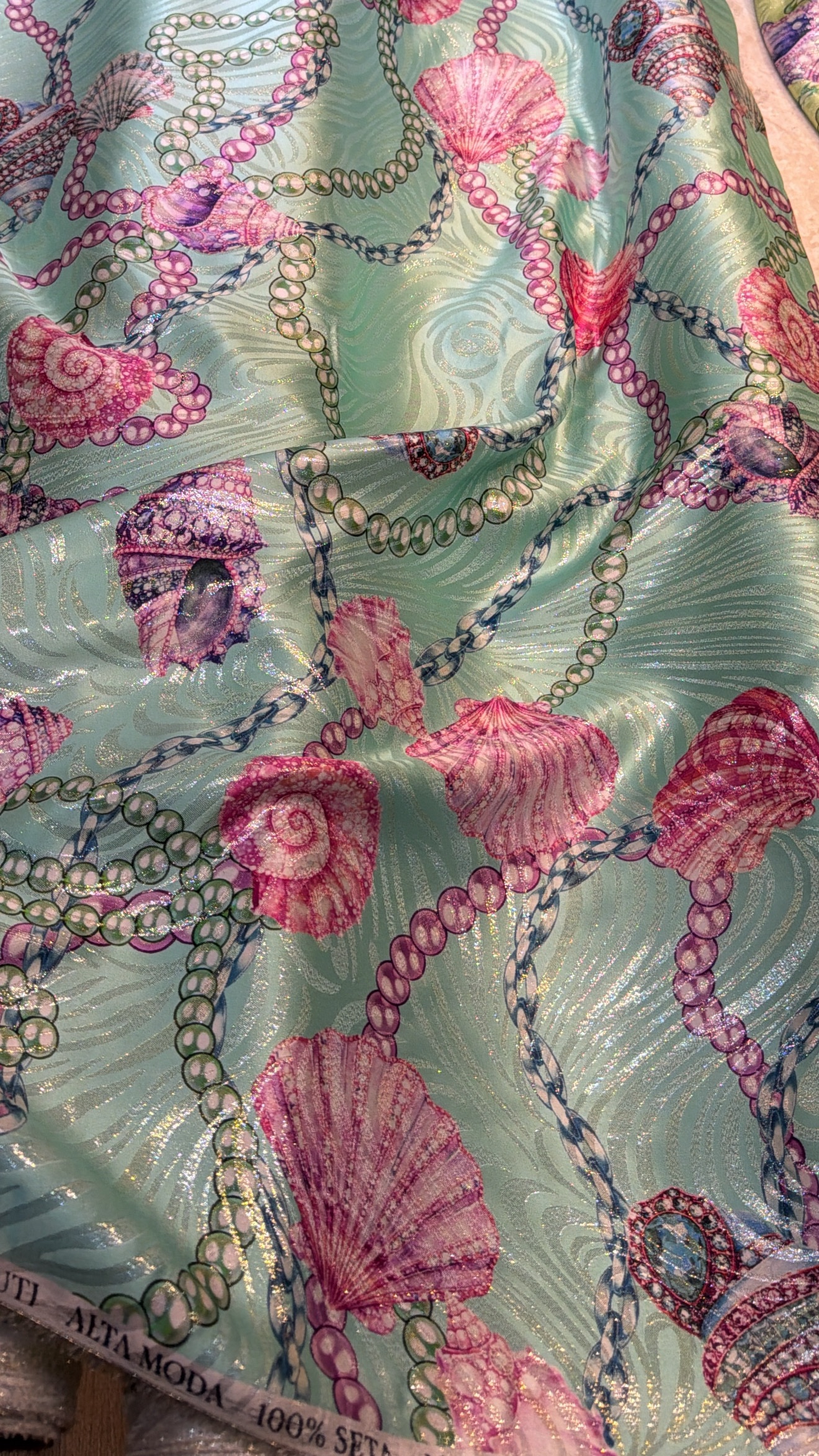 Italian silk lame