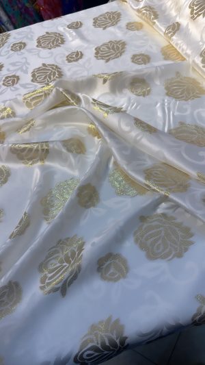 Italian Silk  Lurex Plain  (3 Meter)