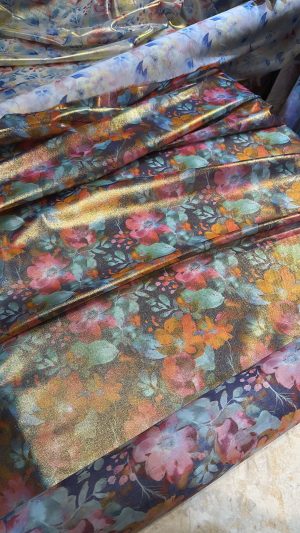 Cotton voile Italy lame