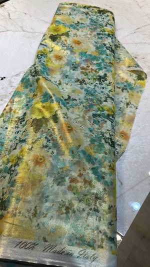 Cotton voile Italy lame