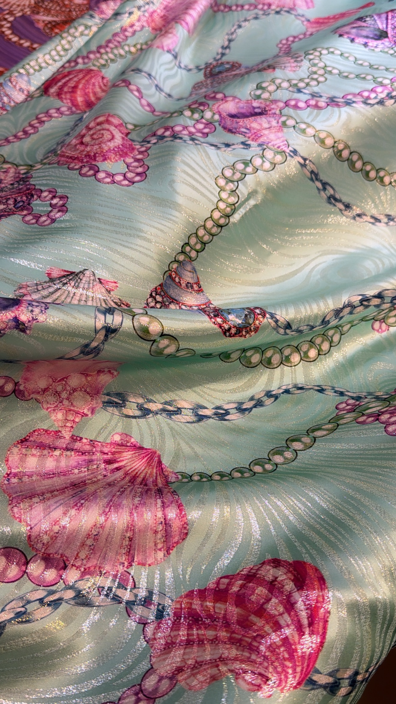 Italian silk lame - Image 3