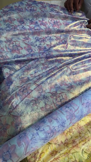 Cotton voile Italy lame