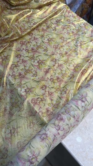 Cotton voile Italy lame