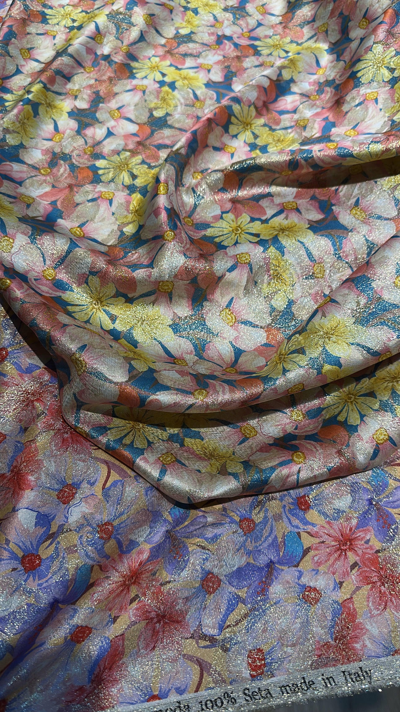 Italian silk Lame - Image 4