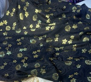 Italian Silk  Lurex Plain  (3 Meters)