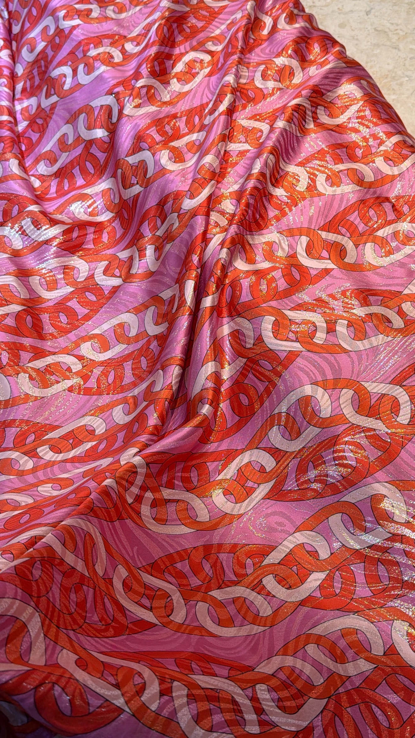 Italian silk lame - Image 3