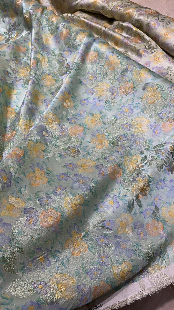 Italian silk lame