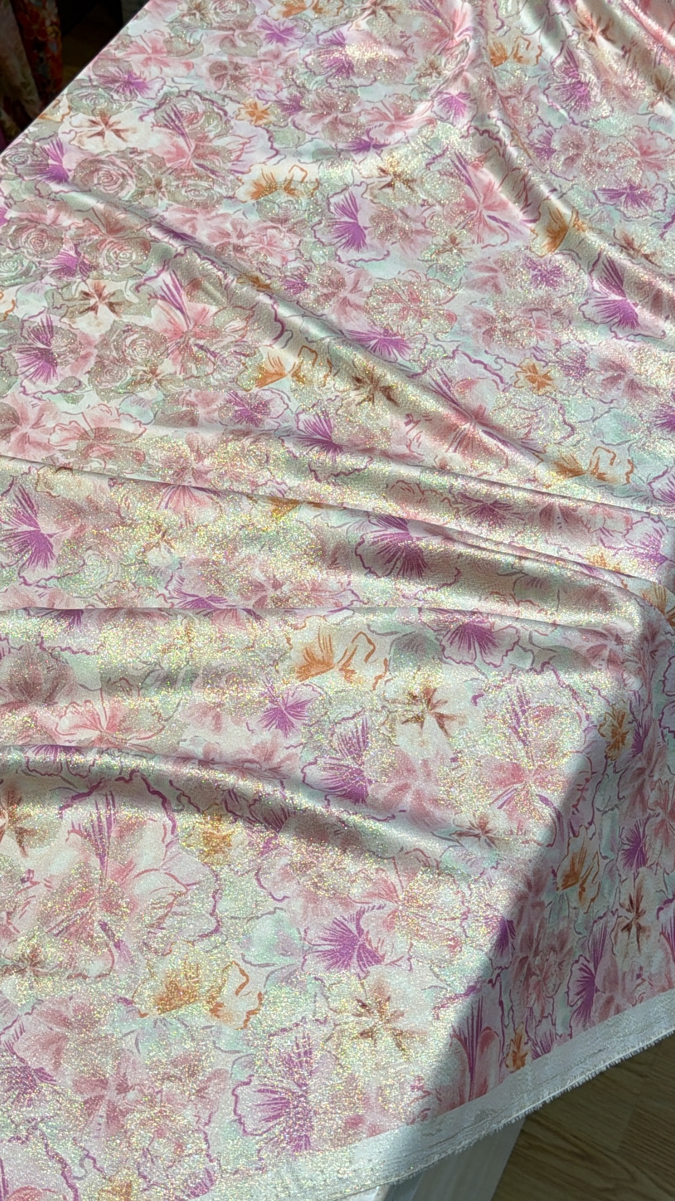 Italian silk Lame - Image 2
