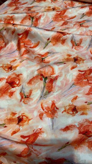 Silk viscous lame