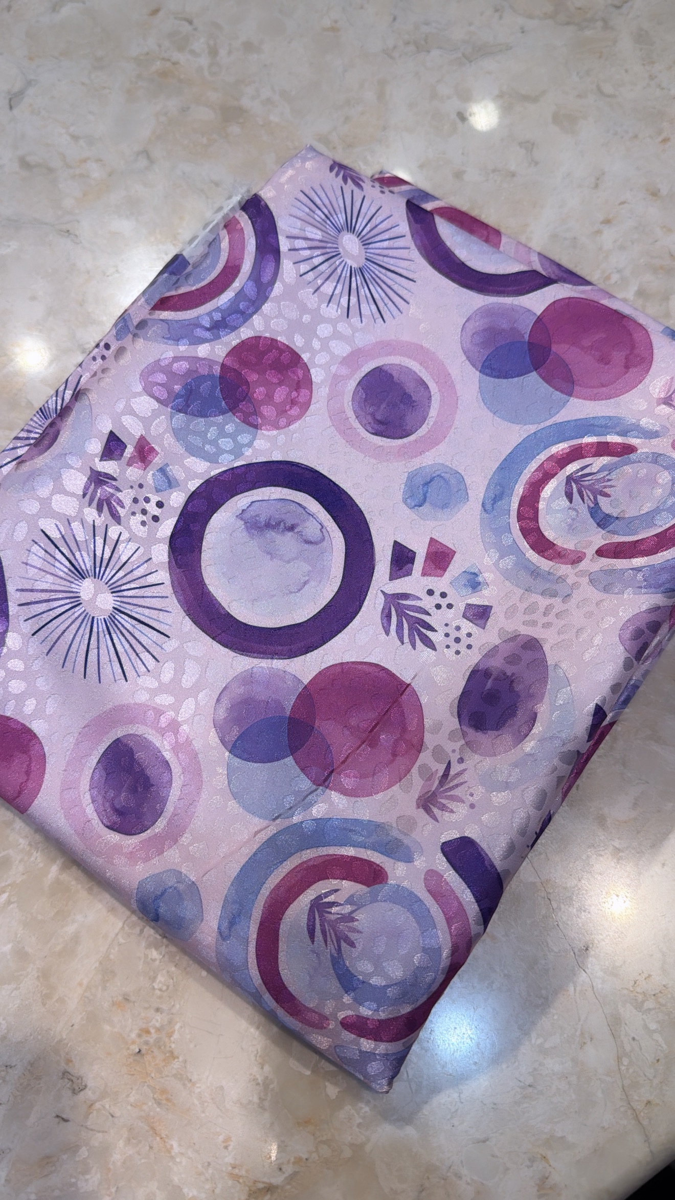 Silk jacquard