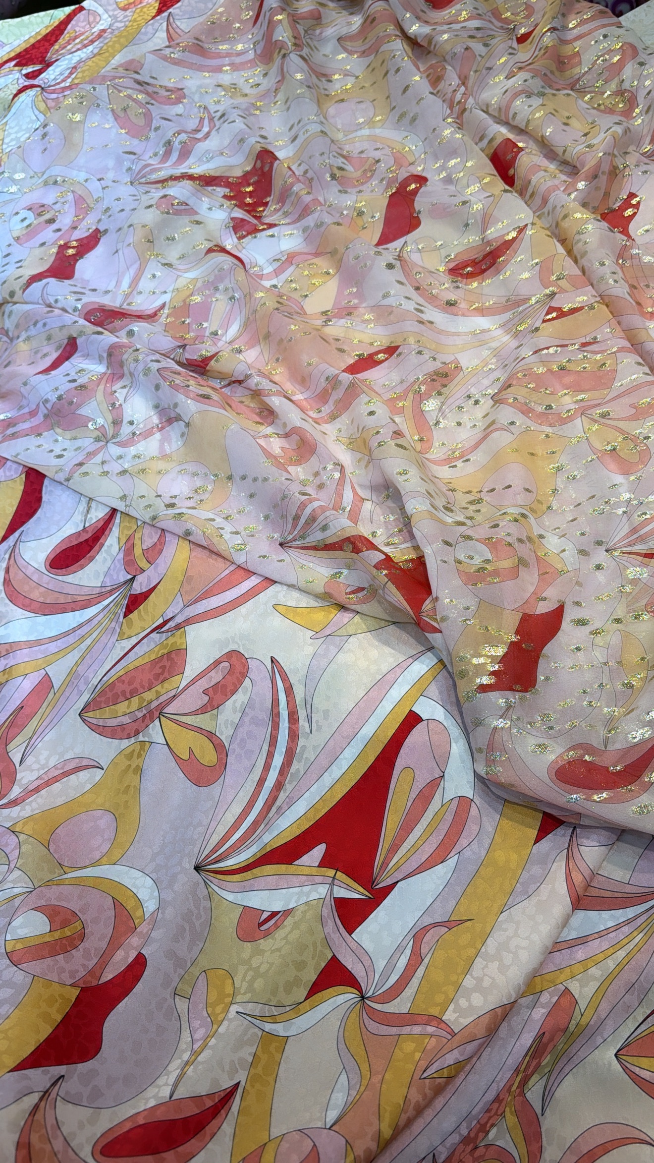 Silk & Chiffon lurex Italy
