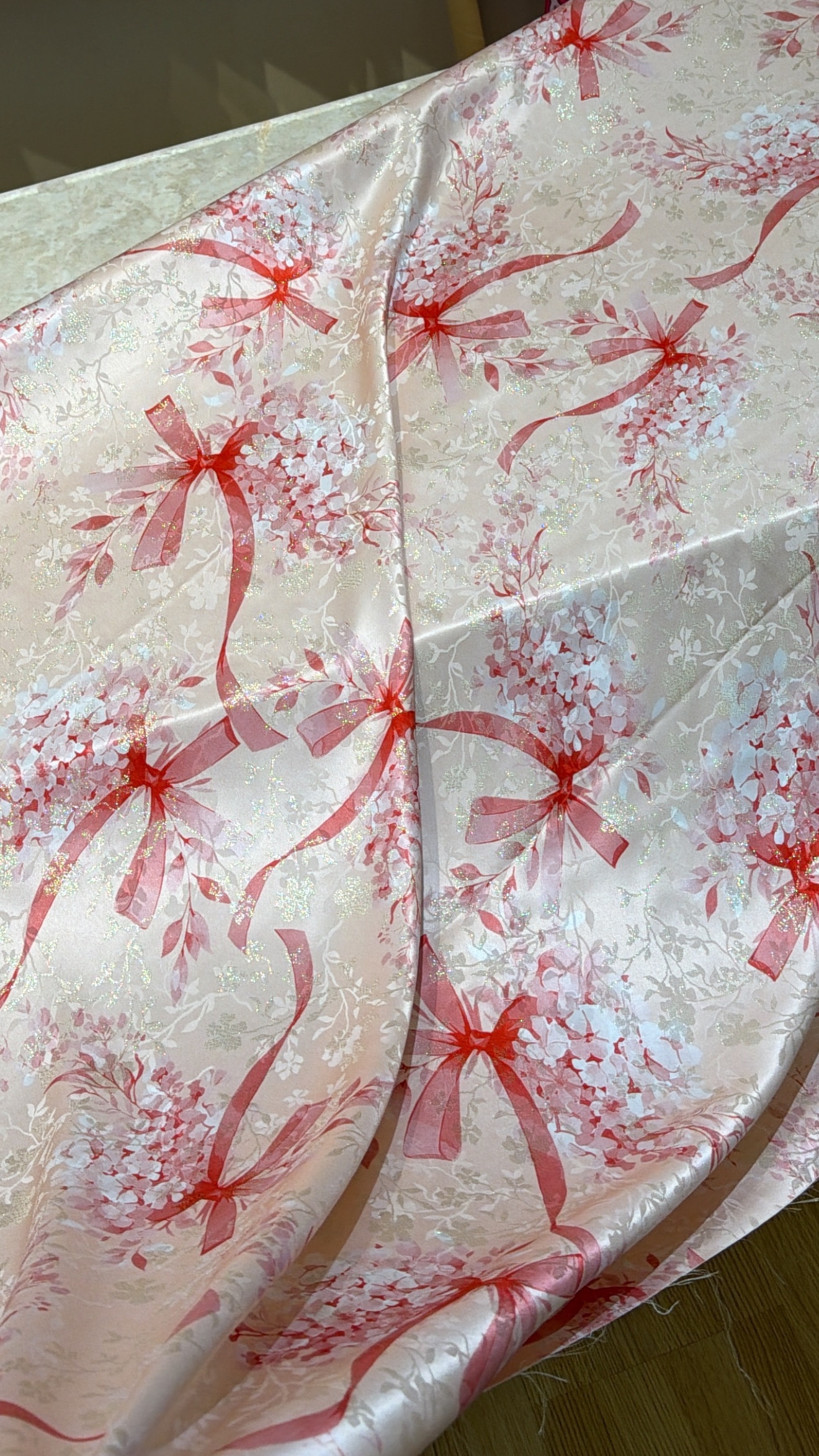 Italian silk Lame - Image 2