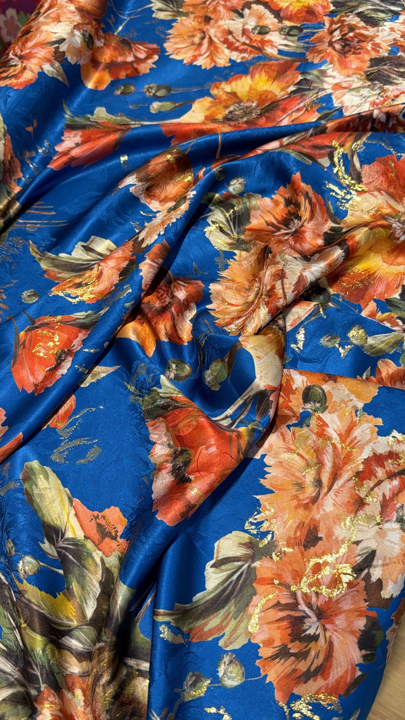 Italian silk lurex jacquard - Image 2