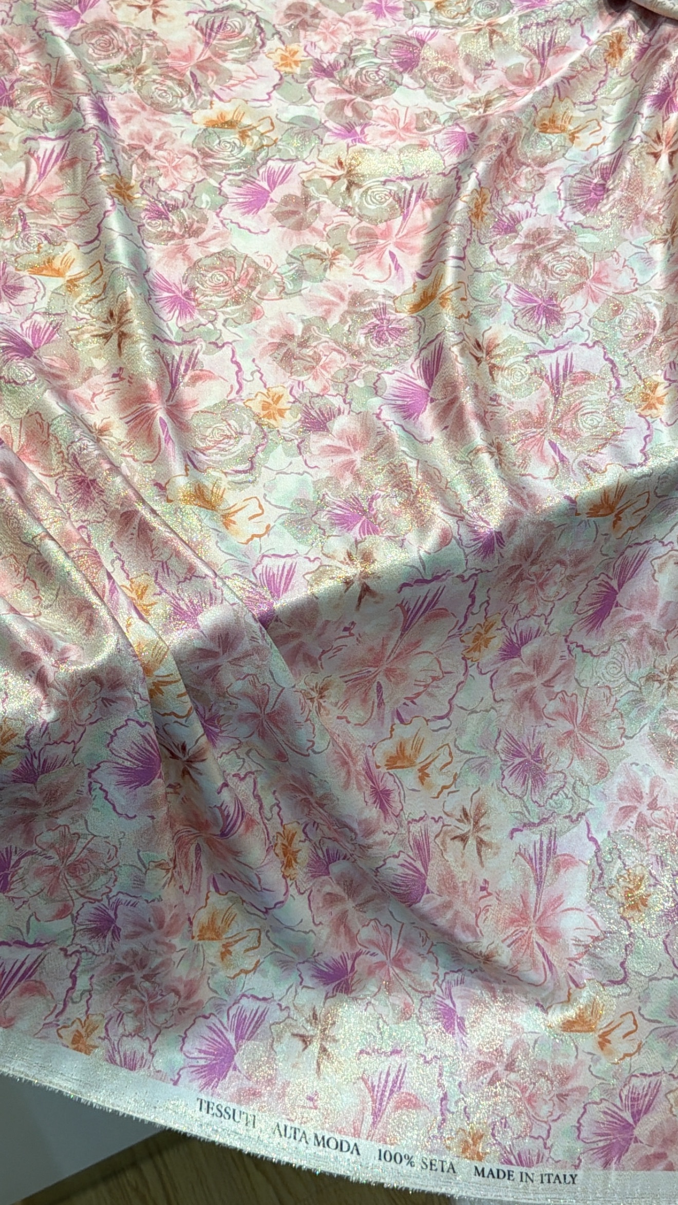 Italian silk Lame