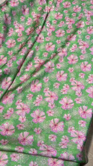 Silk viscous lame