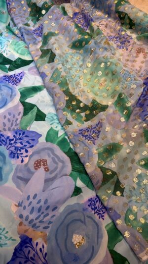 Silk & Chiffon lurex Italy