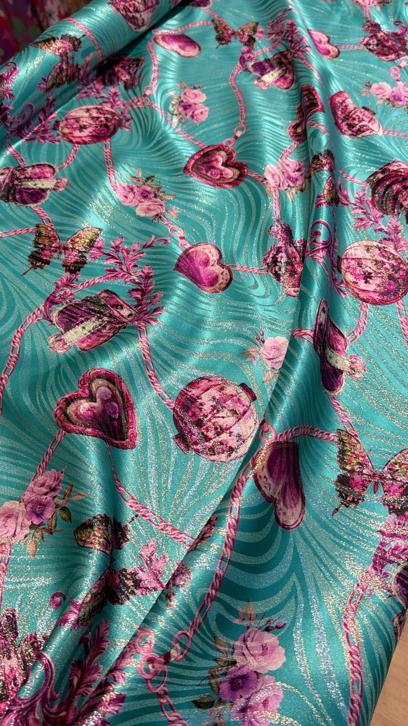 Italian silk Lame