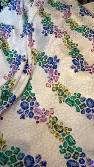 Italian silk jacquard