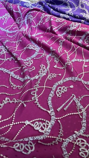 Italian silk jacquard