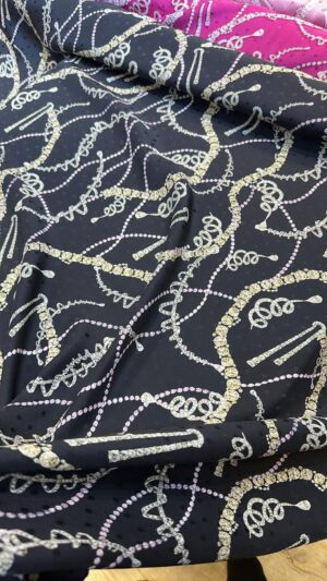 Italian silk jacquard