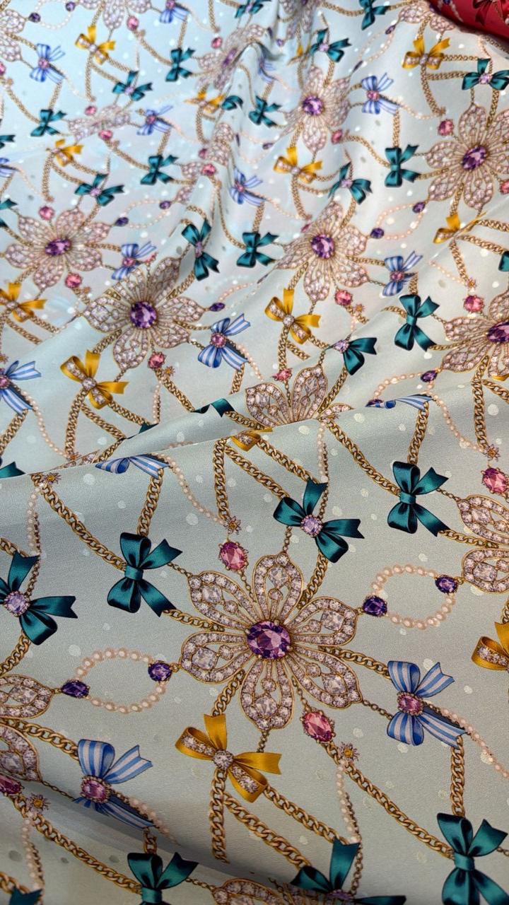 Italian silk jacquard