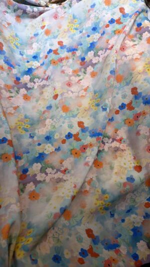 Silk crepe Korea pure 100%