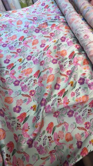Pure silk satin SOLVANI