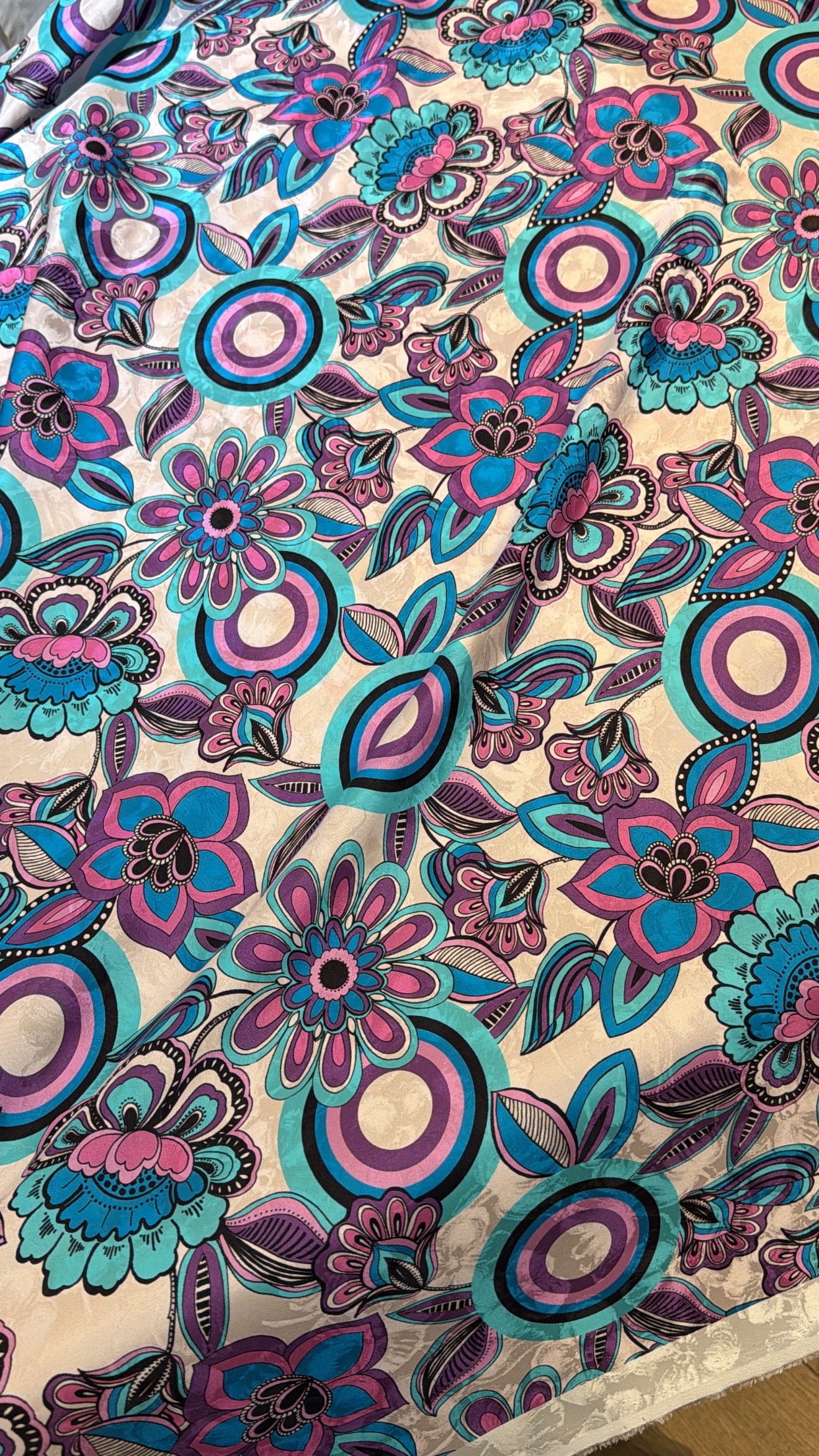 Italian silk jacquard