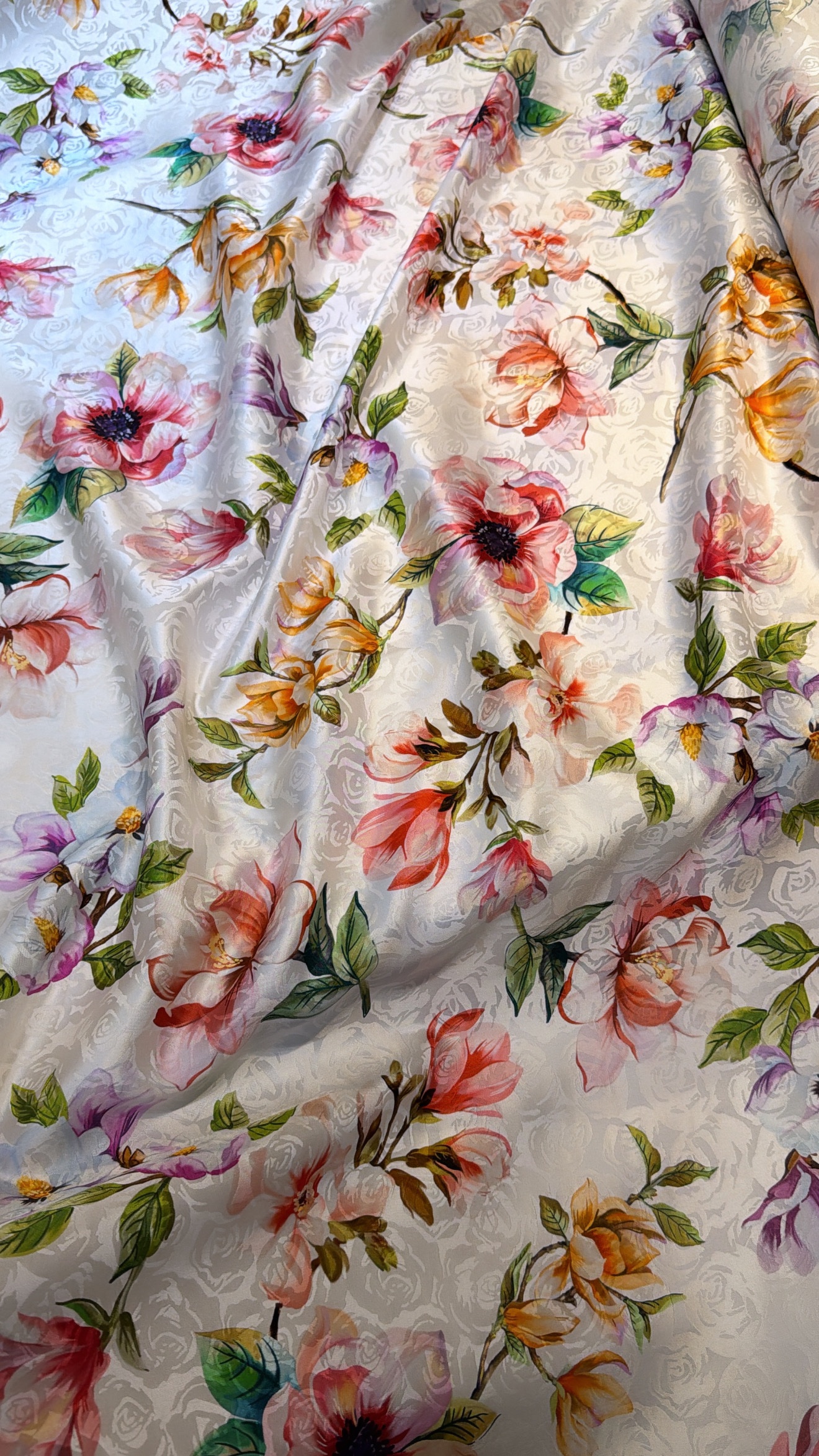 Italian silk jacquard