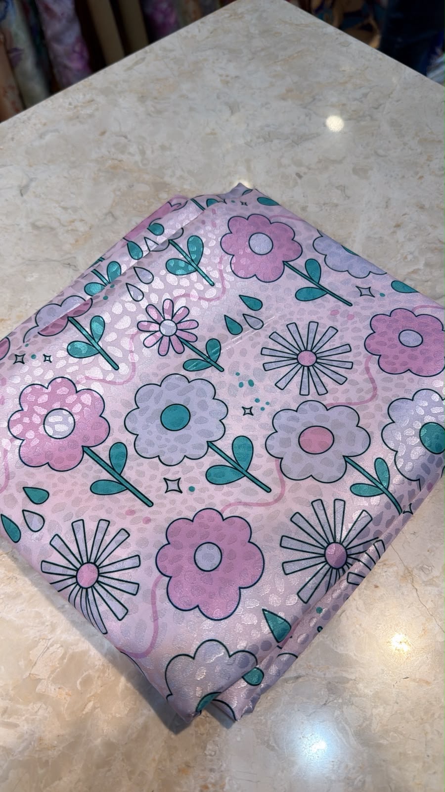 Silk jacquard