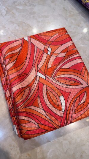 Silk jacquard